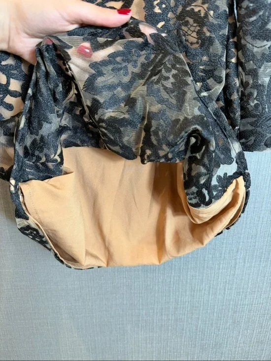 Revolve Lovers and Friends Birch Lace Mini Dress in Black - Picture 7 of 9